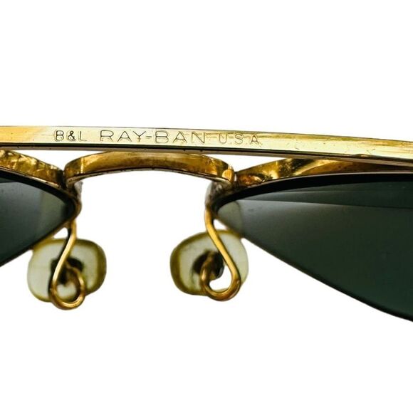 Authentic Vintage Ray-Ban Aviator Sunglasses With Orignal Case, Receipt & More - Picture 14 of 16